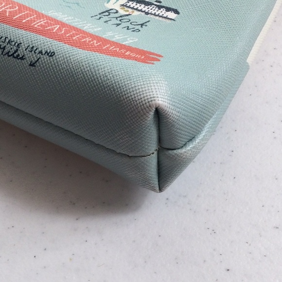 Spartina 449 Northeastern Wristlet in Beige and Blue - Picture 5 of 8